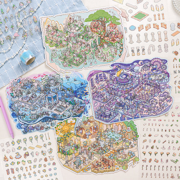 Illusion Wandering series 3D Sticker
