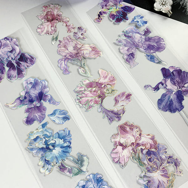 5cm*70cm Blooming iris PET Shell light tape