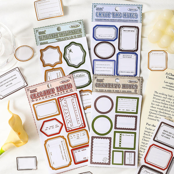 6PCS Essays in Mood series sticker