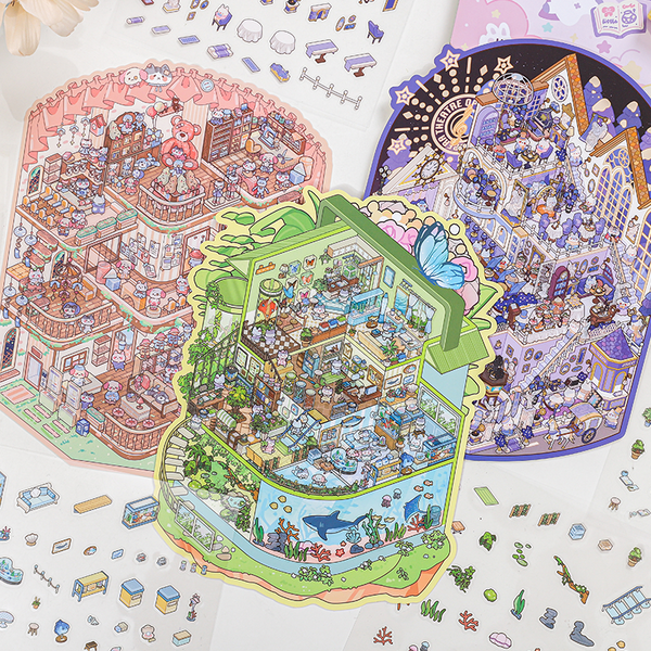 Zoo Fairy Tales 3D sticker