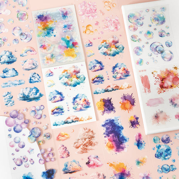 18PCS Colorful World Series sticker book