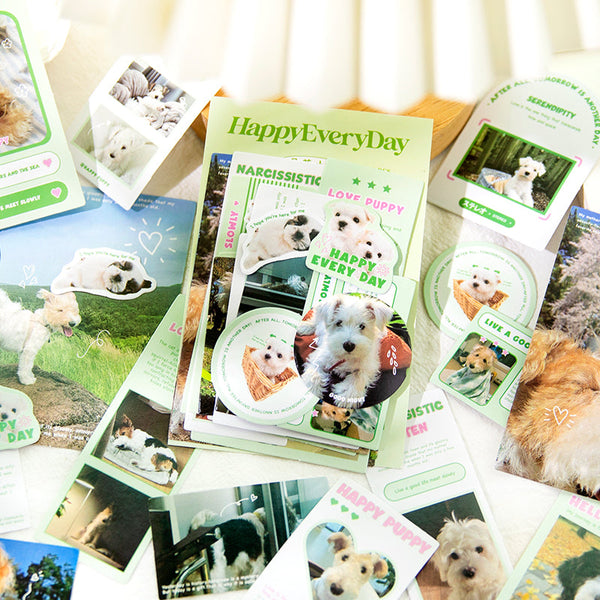 40 pegatinas de la serie Pet Holiday 