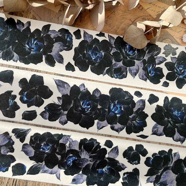 5.5cm*100cm Vintage gardenia Washi/PET tape