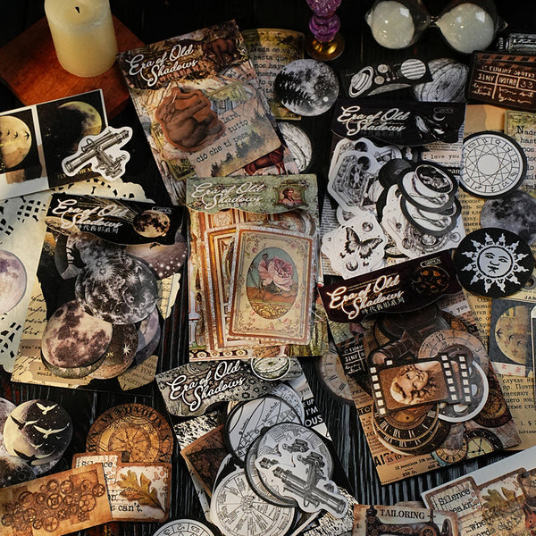 50PCS Era Old Images Series sticker