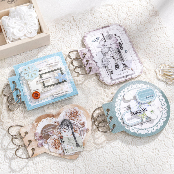 15PCS A sheet of tenderness Series material paper