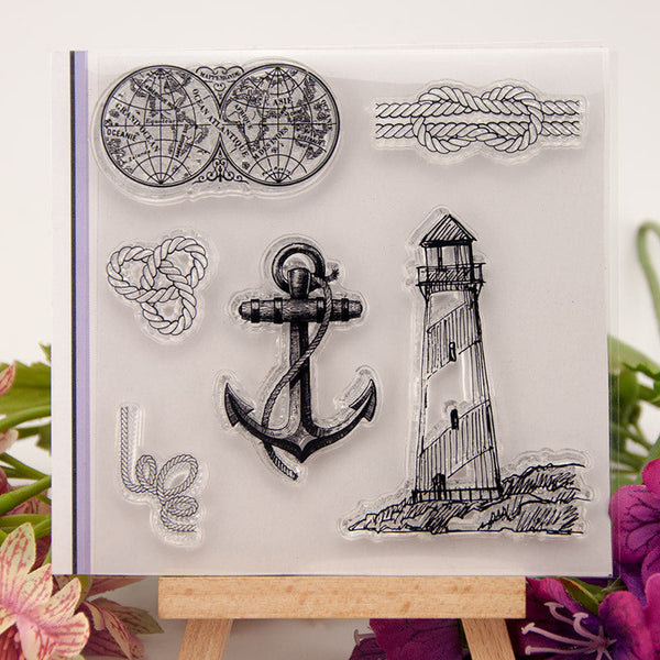 Clear silicone stamp