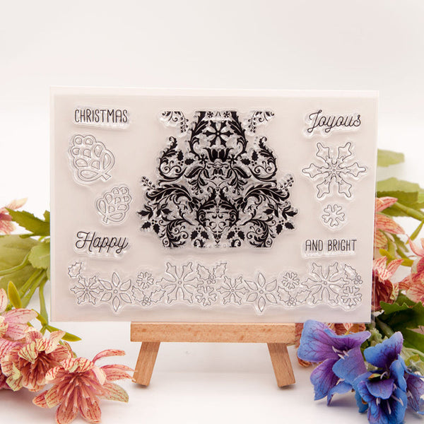 Clear silicone stamp