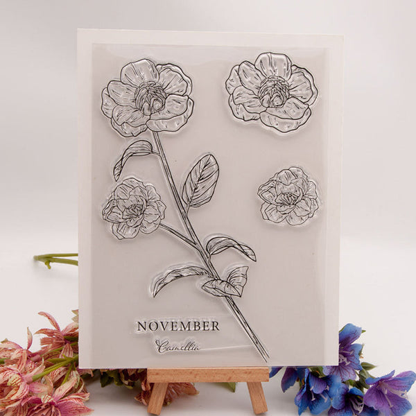 Clear silicone stamp