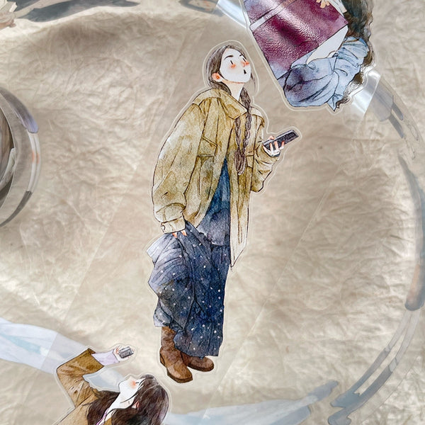 5cm*333cm The feeling of autumn Die Cutting Washi/PET/Fog PET Tape