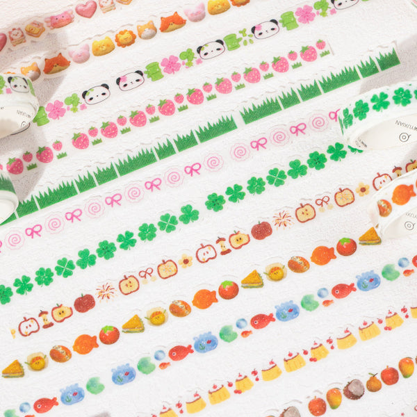 Cute Broadcasting series Flash Washi Tape Set