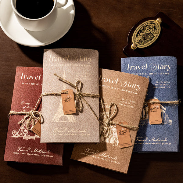 44PCS Journey Diary Series material paper set