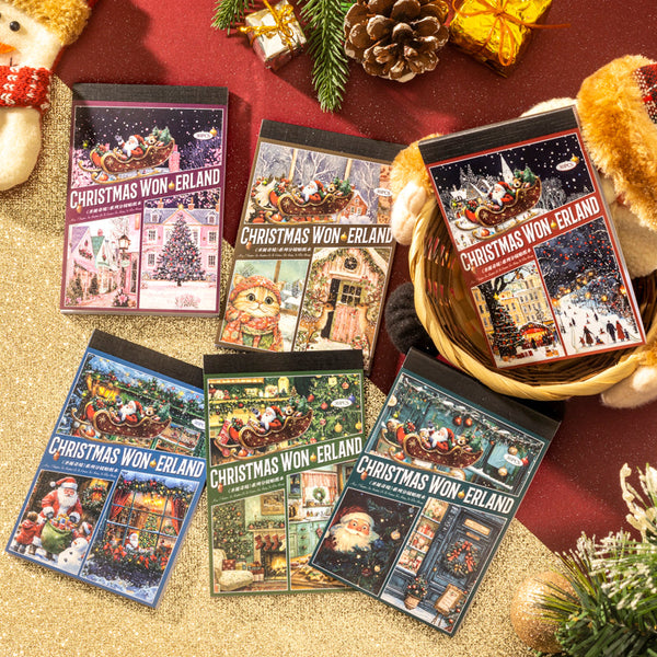 30PCS Christmas Wonderland series sticker book