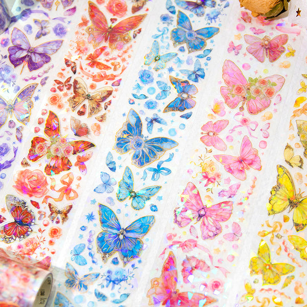 1PCS Butterfly Dance series PET tape