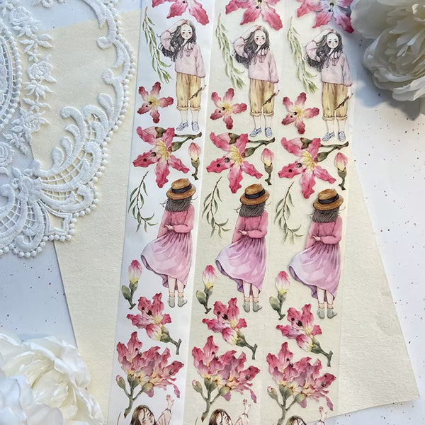 5cm*166cm Beautiful Kapok Washi/PET Tape