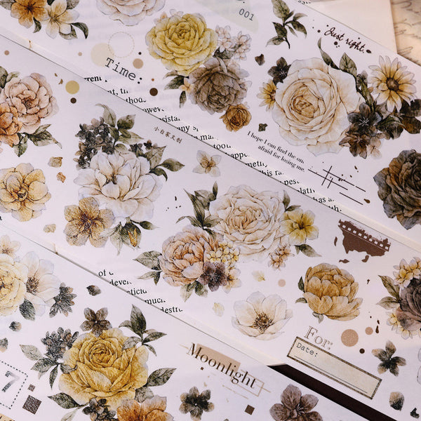 6cm*120cm Caramel latte Washi/PET Tape