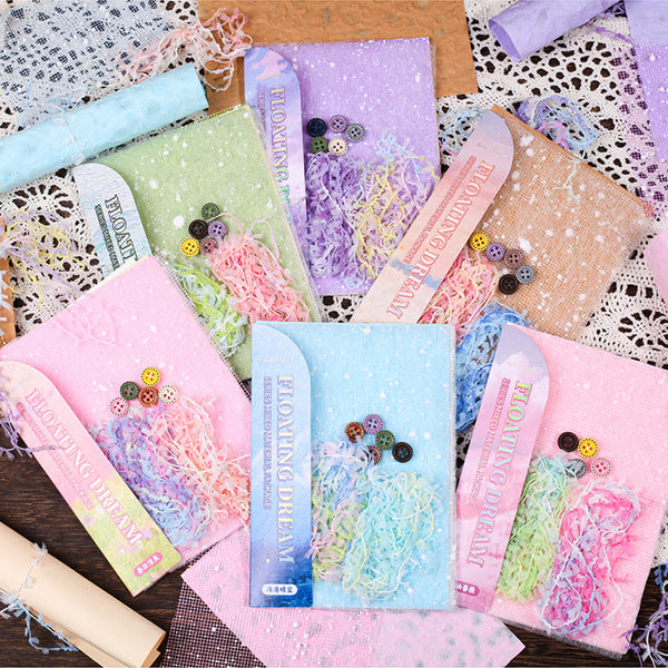 14PCS Floating dream series material paper set