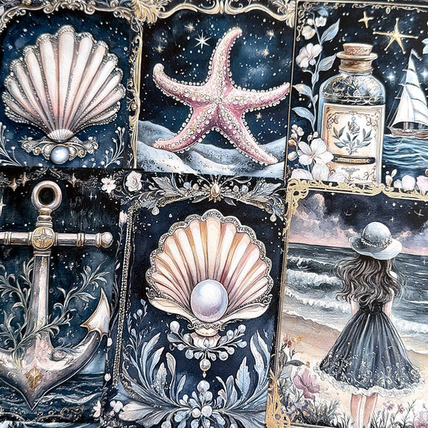 60PCS Ocean World background paper