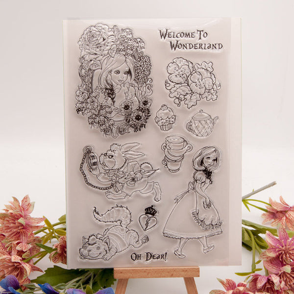 Clear silicone stamp