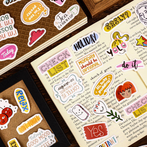 50PCS American style series sticker