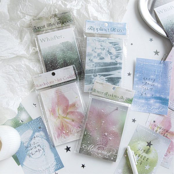 60PCS The Preface to the Rain series note paper