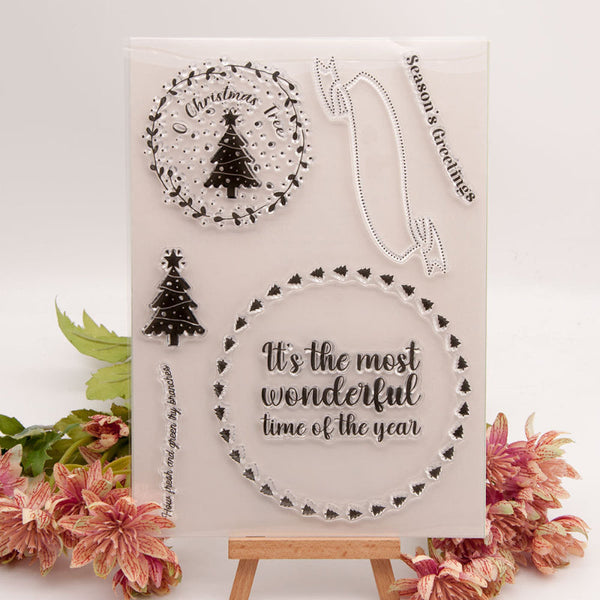 Clear silicone stamp