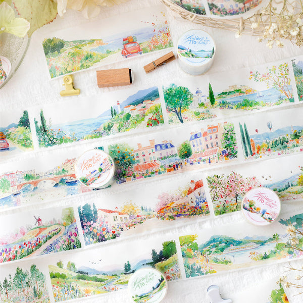 Healing Holiday Series Die Cutting Washi Tape