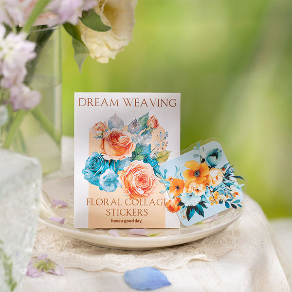 20PCS Flower dream weaving series sticker