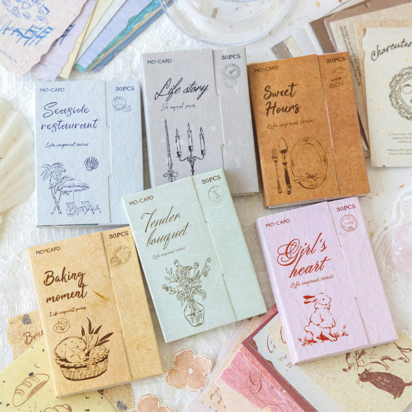 30PCS Life Mark Series sticker