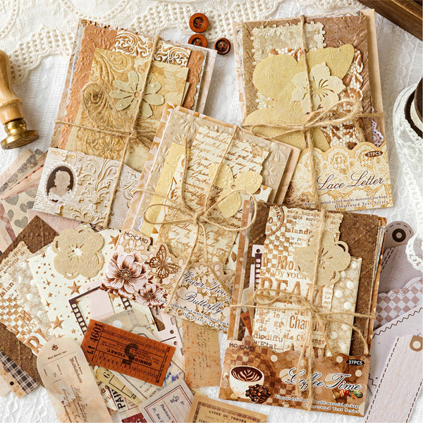 37PCS Floating Painting Chapter series material paper set