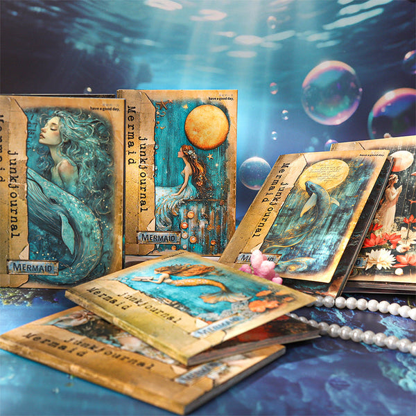30PCS The Mermaid Diary Series material paper