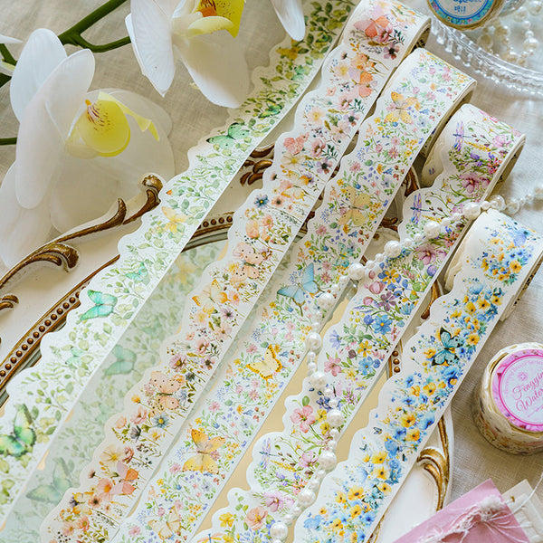 Flowers ripple breeze series washi tape