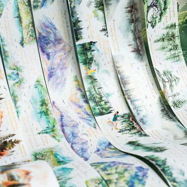Poems hidden in the mountains series Washi Tape