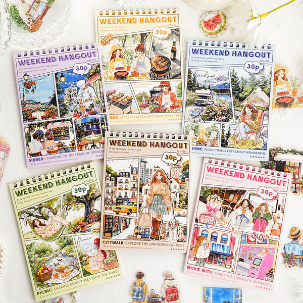 30PCS Get together series sticker