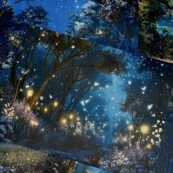 10PCS Magic Starry sky background paper