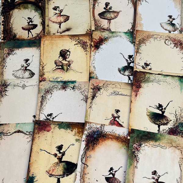 16PCS Ballet note paper