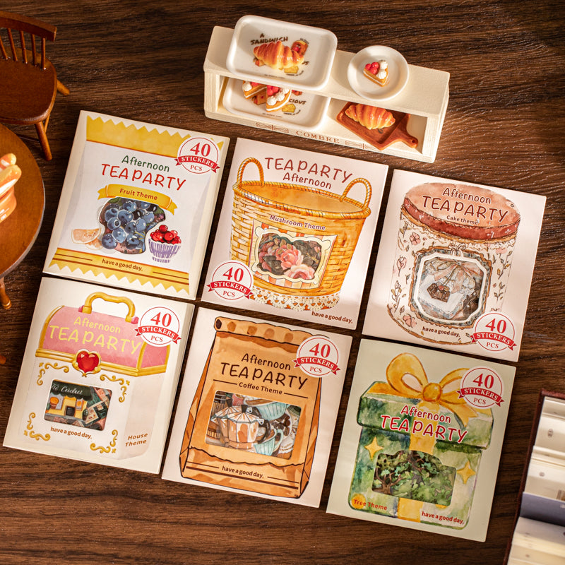 Afternoon Tea Party Series sticker – Journaldream