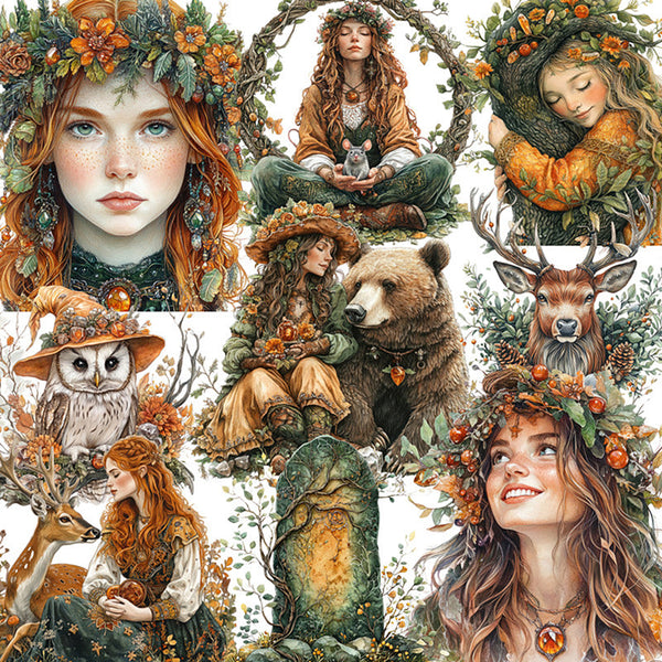 20PCS Forest Witch sticker