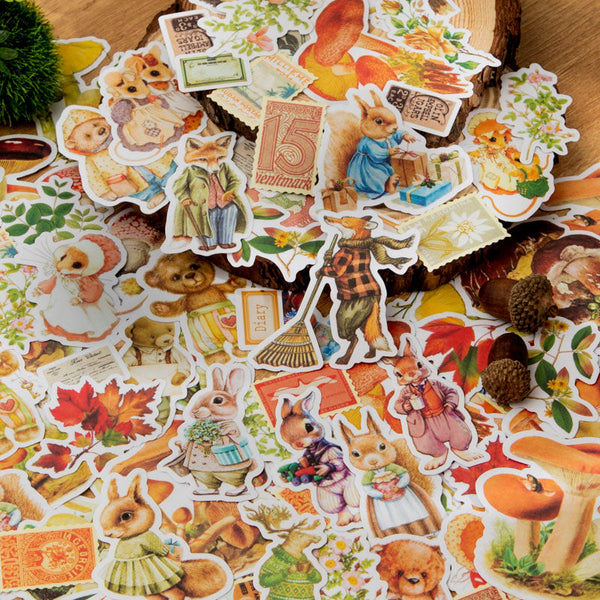 50PCS Animal farm series sticker