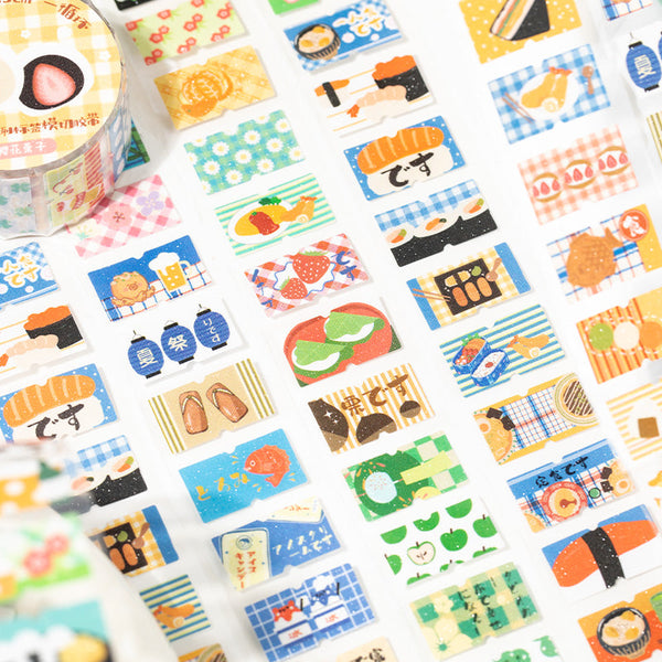 Japanese style series Die Cutting Coated Paper Tape