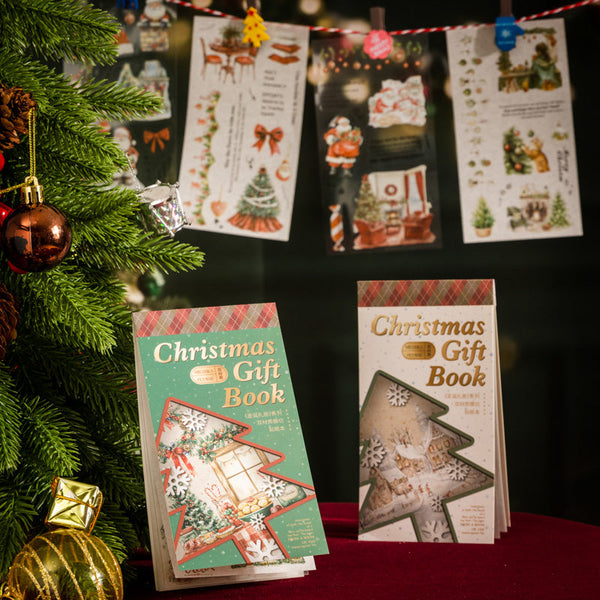 18PCS Christmas gift book series sticker book