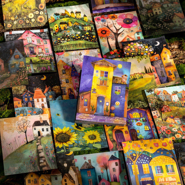30PCS Strange House series sticker book