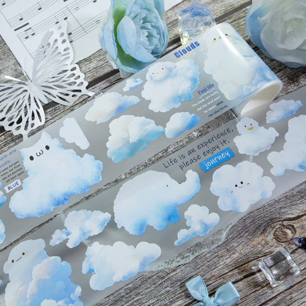 Fluffy clouds Fog PET Tape