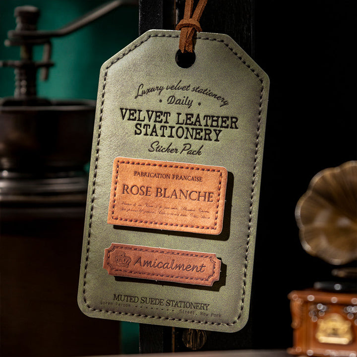 Velvet Letterhead Series sticker – Journaldream