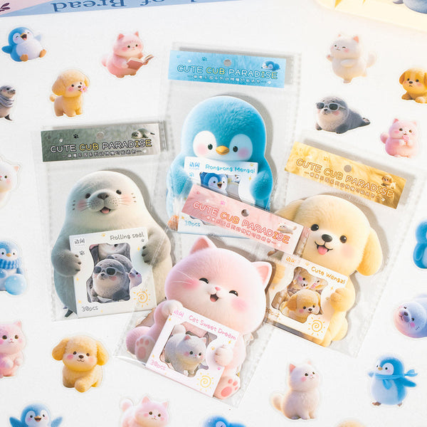 30PCS Cute Paradise Series sticker