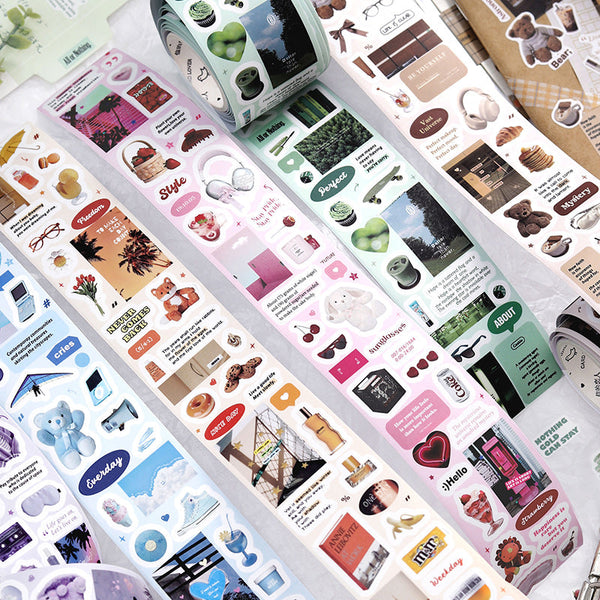 My inspiration Diary series Die Cutting Coated Paper Tape