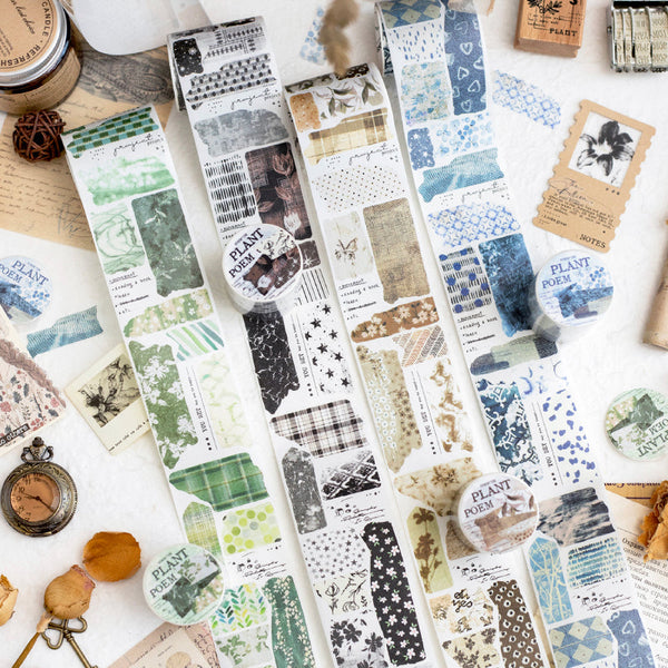 Poems of plants series Die Cutting Washi Tape