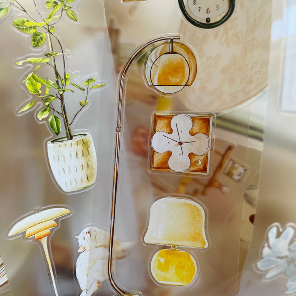 Whole Roll 5cm*6m Small object Die Cutting Washi/PET/Fog PET Tape