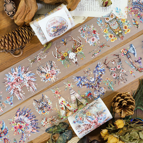 Ancient flowering period Fog PET Tape