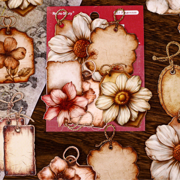 16PCS Old Signature Series sticker