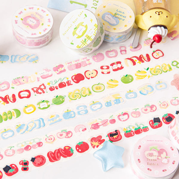 Fruit sweetheart series Flash PET Tape